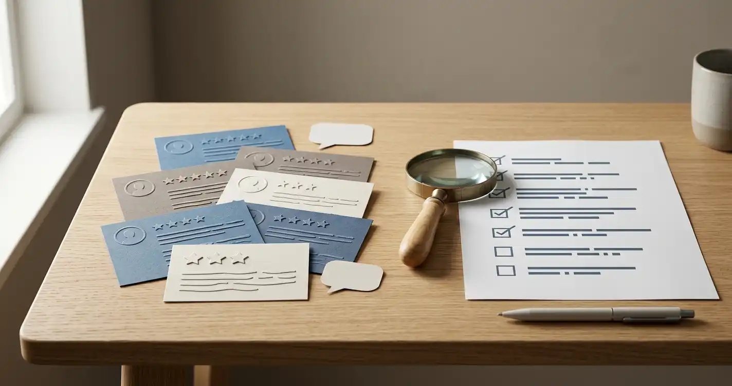 Neutral illustration af danske kroner, skattedokumenter og kontrolpunkter